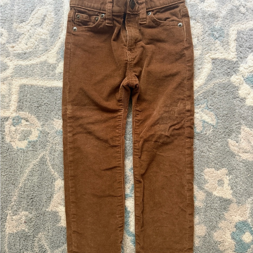 J. Crew Factory Kids Brown Corduroy Pants